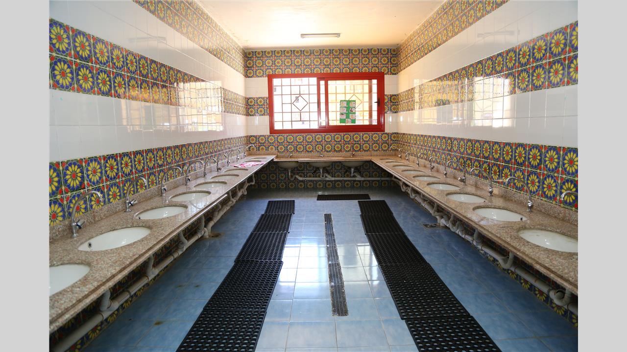 Bathroom for ablutions